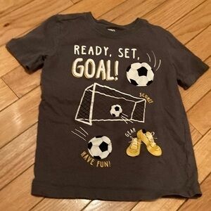 Carter's‎ Gray Soccer Graphic Tee